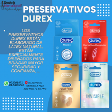 PRESERVATIVOS CONDONES DUREX